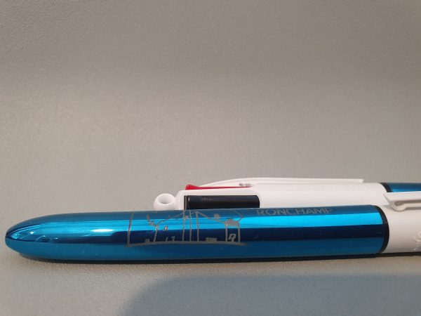Stylo BIC® 4 Couleurs - bleu _ Chapelle de Ronchamp – Image 2