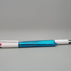 Stylo BIC® 4 Couleurs - Bleu _ Gravure pour les gauchers _ Chapelle de Ronchamp