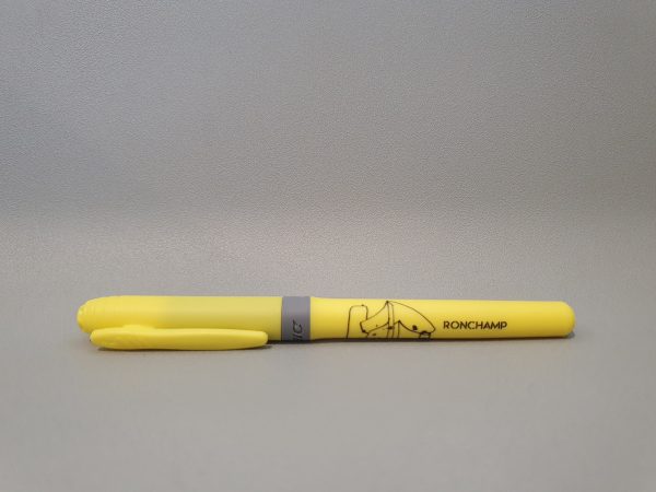 Surligneur BIC® Highlighter Grip - Jaune - Chapelle de Ronchamp