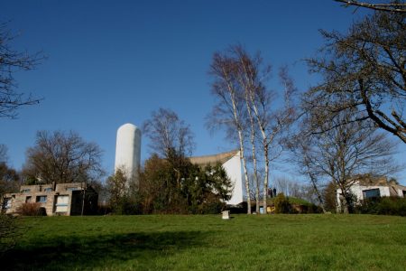 Vue générale la chapelle Le Corbusier